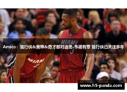 Amico:独行侠&黄蜂&奇才都对迪恩-韦德有意 独行侠已关注多年 Amico:独行侠&黄蜂&奇才都对迪恩-韦德有意 独行侠已关注多年